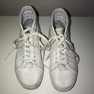 White high top vans